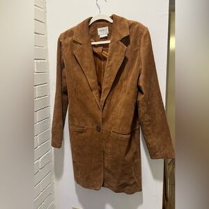 Hugo Buscati Brown Suede Coat